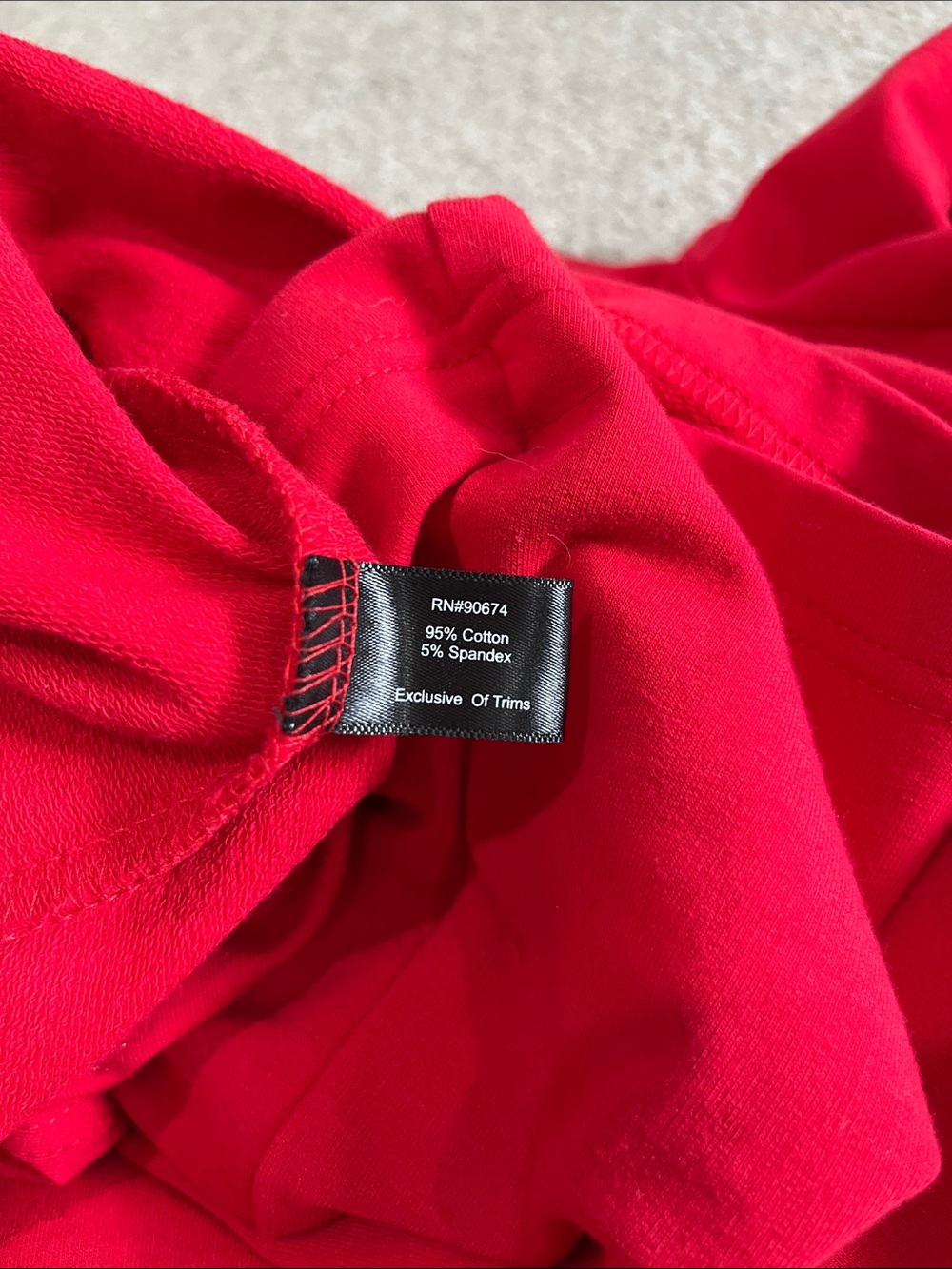 Beautiful Boston Proper Red Dress with pretty gold zipper detailing - Picture 10 of 10